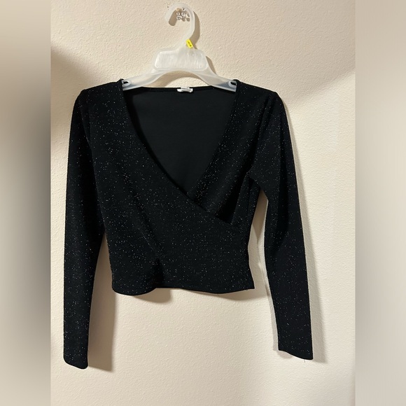 Women’s Blouse Tops Black for Women size M - Picture 3 of 4